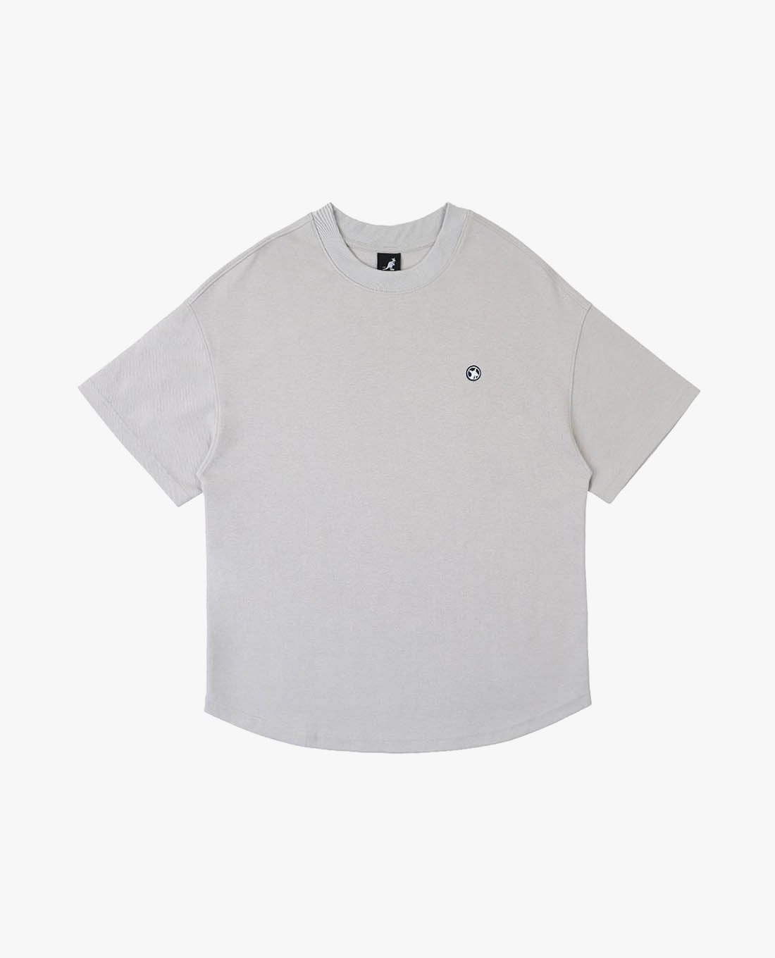 KANGOL - Áo thun unisex cổ tròn tay ngắn thêu họa tiết