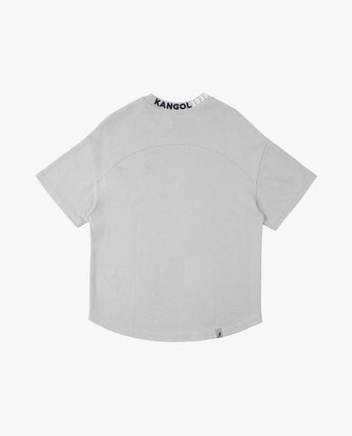  KANGOL - Áo thun unisex cổ tròn tay ngắn thêu họa tiết 