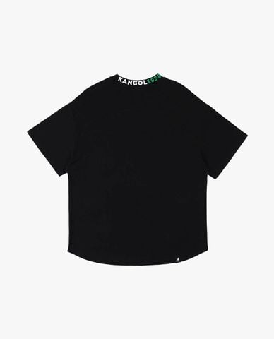  KANGOL - Áo thun unisex cổ tròn tay ngắn thêu họa tiết 