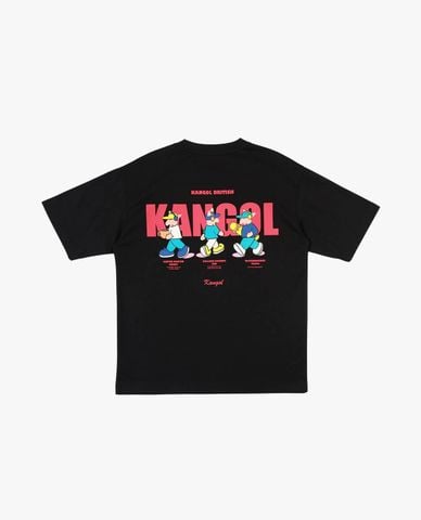  KANGOL - Áo thun unisex cổ tròn tay ngắn Graphic Logo 