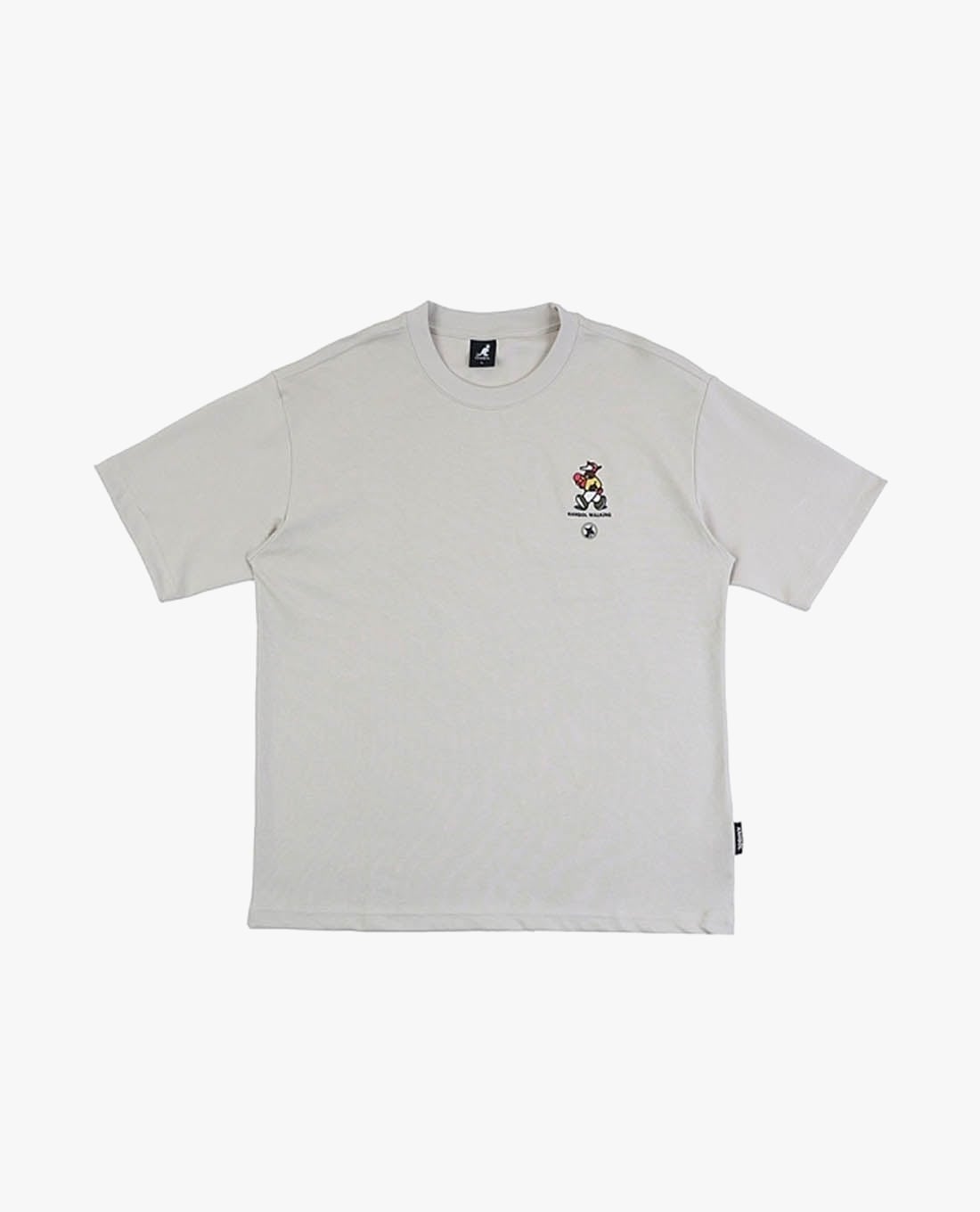 KANGOL - Áo thun unisex cổ tròn tay ngắn Graphic Logo