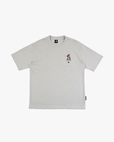  KANGOL - Áo thun unisex cổ tròn tay ngắn Graphic Logo 