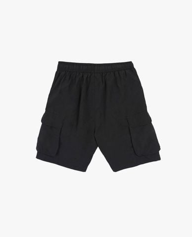  KANGOL - Quần short unisex ống rộng phối dây rút 