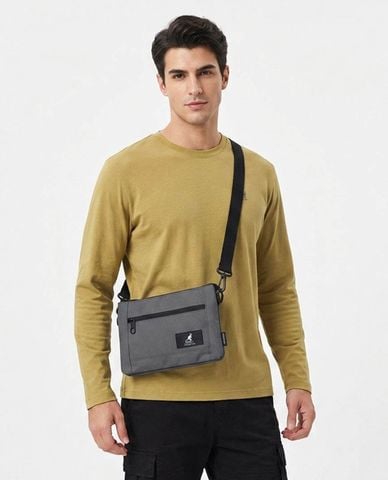 KANGOL - Túi đeo chéo unisex phom chữ nhật 