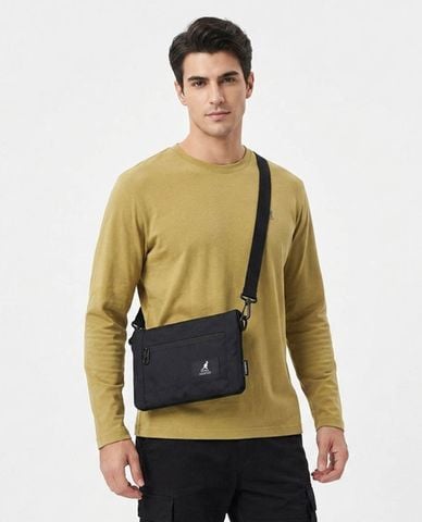  KANGOL - Túi đeo chéo unisex phom chữ nhật 