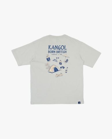  KANGOL - Áo thun unisex tay ngắn in họa tiết 
