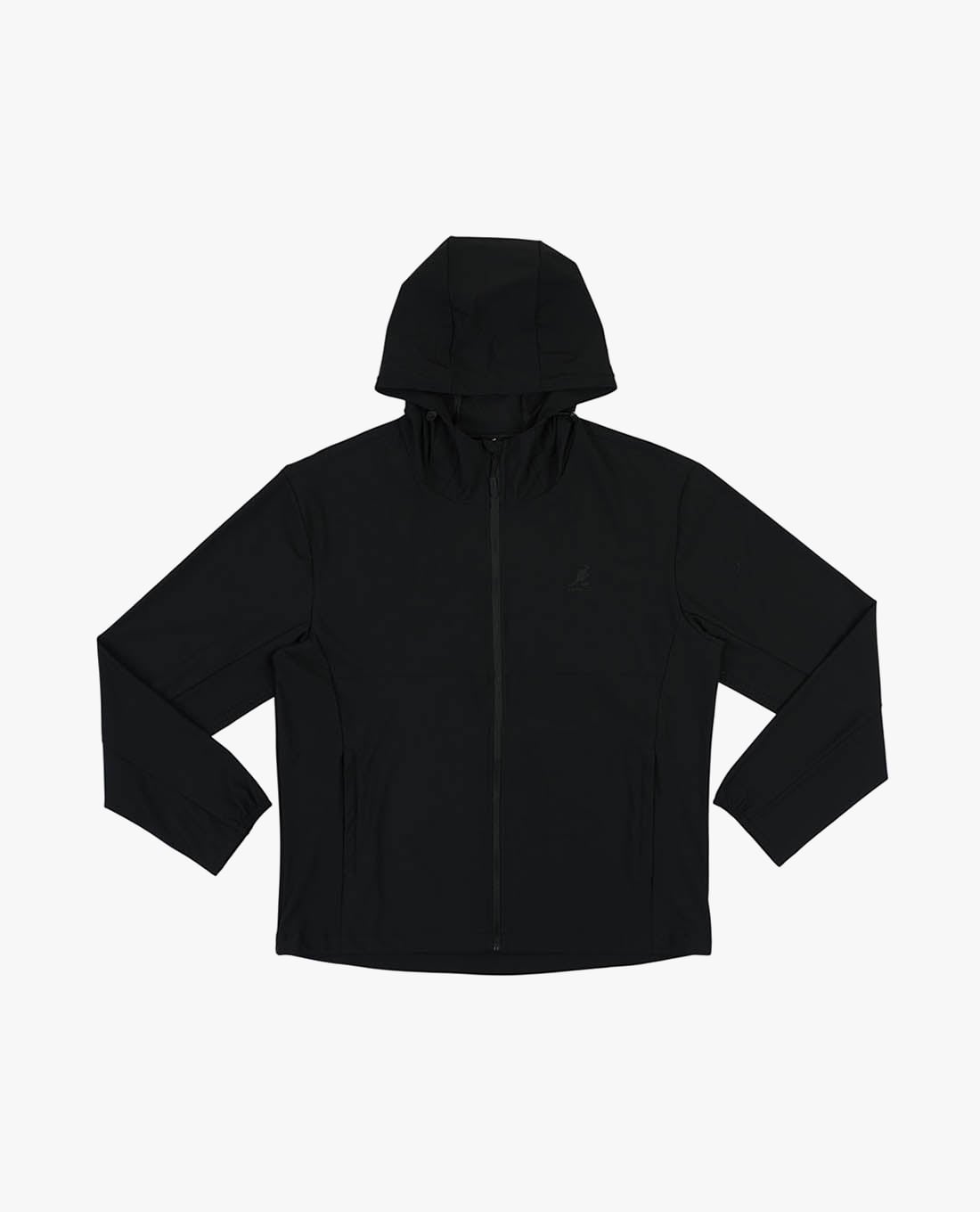 KANGOL - Áo khoác phối mũ unisex dập logo