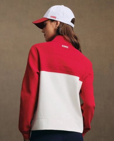  K-SWISS - Áo khoác thể thao nữ tay dài Color Block 
