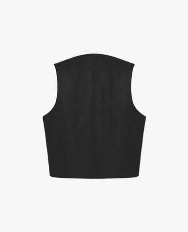 GIGI - Áo khoác gilet nữ cổ V cổ điển 