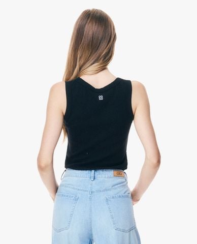  GIGI - Áo ba lỗ nữ cổ tròn phom ôm tối giản 