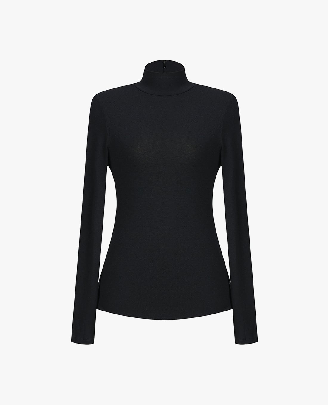 GIGI - Áo dệt kim nữ cổ lọ tay dài phom ôm