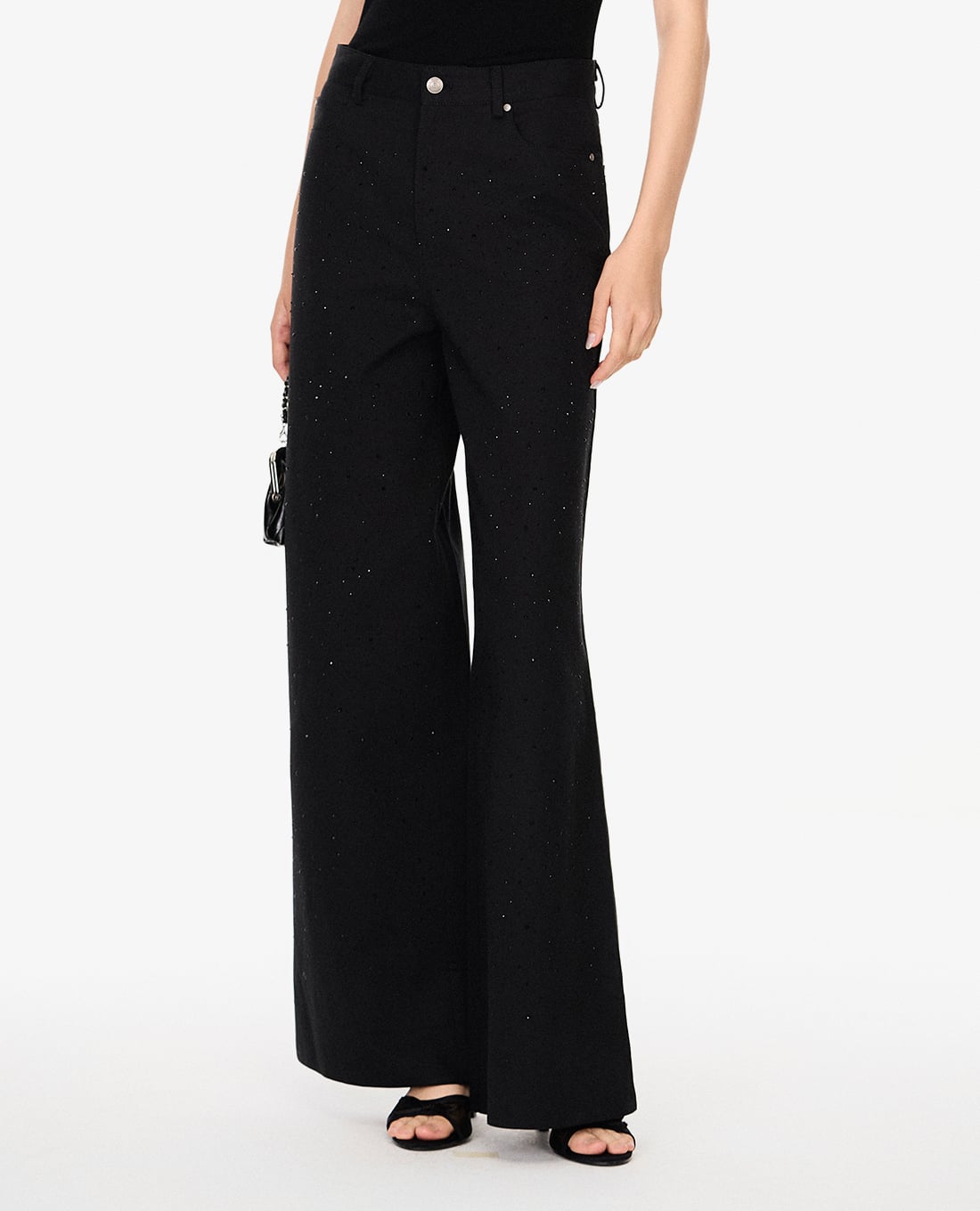 GIGI - Quần nữ ống rộng đính hạt