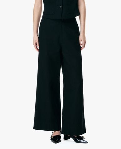  GIGI - Quần nữ ống rộng cạp cao thanh lịch 