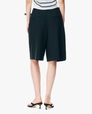  GIGI - Quần short nữ ngang gối ống rộng xếp li 