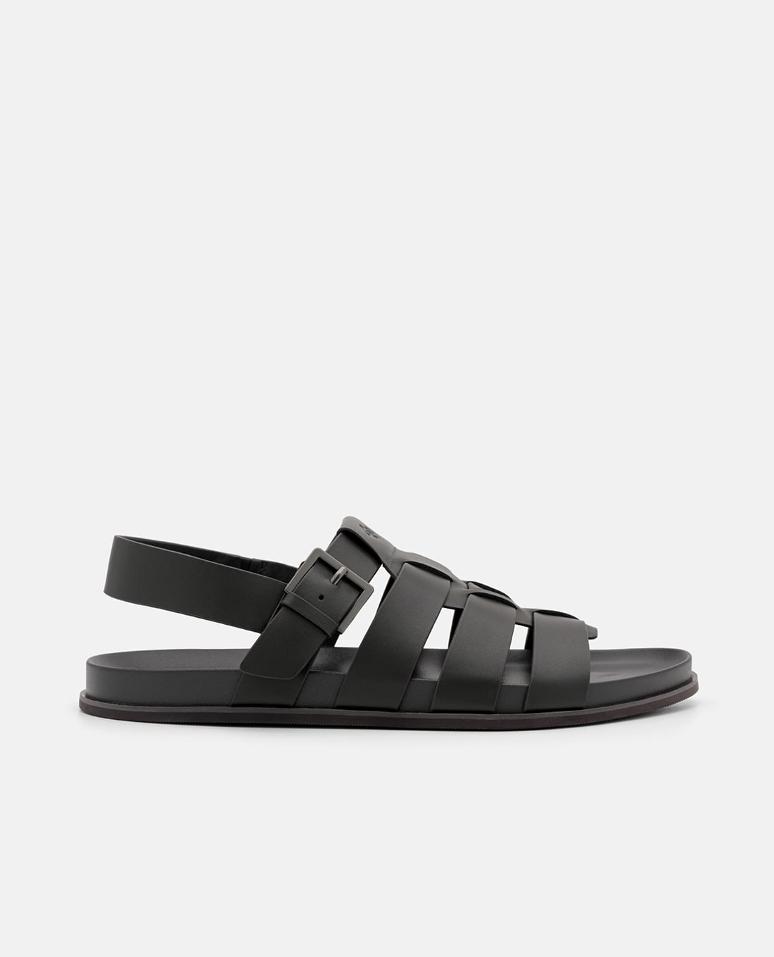 PEDRO - Giày sandals nam đế bệt Leather Caged