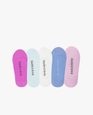  SKECHERS - Set 5 vớ nữ cổ thấp 