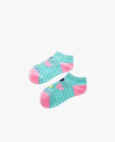 SKECHERS - Set 6 vớ trẻ em cổ thấp họa tiết hoạt hình 