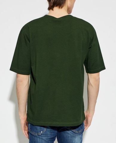  DSQUARED2 - Áo thun nam cổ tròn tay ngắn in logo 