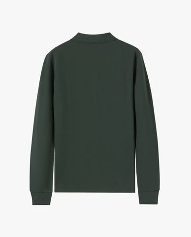  USPA - Áo polo nam cổ bẻ tay dài thêu logo 