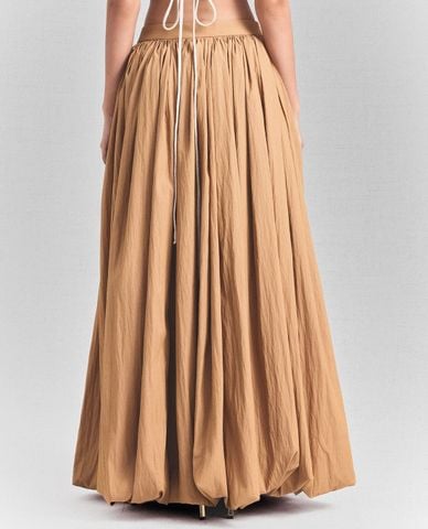  THOME - Chân váy maxi phồng xếp nhún 