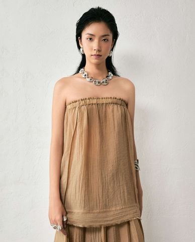  THOME - Áo kiểu nữ dáng quây cúp ngực Nhị Trúc 