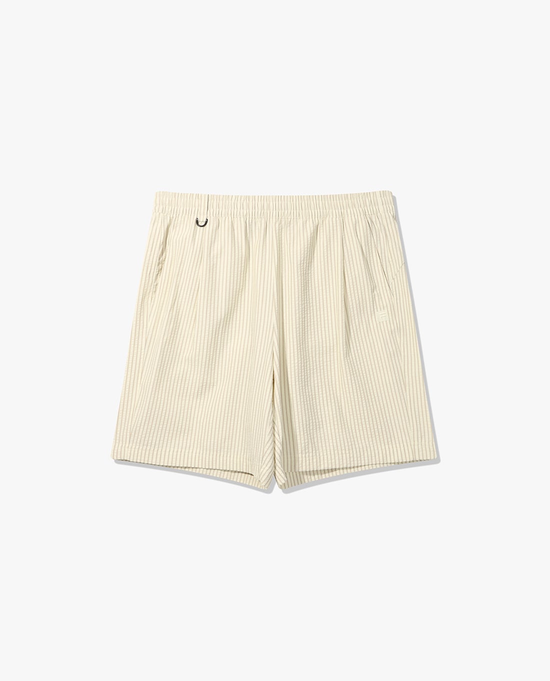 FILA - Quần short unisex ống rộng kẻ sọc