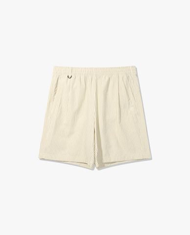  FILA - Quần short unisex ống rộng kẻ sọc 