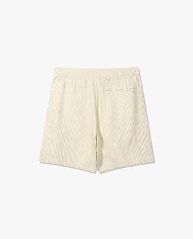 FILA - Quần short unisex ống rộng kẻ sọc 