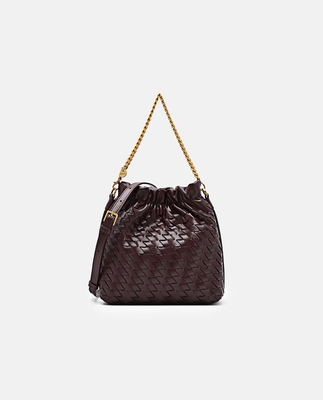 PEDRO - Túi đeo vai nữ xếp nếp hình vuông Cami