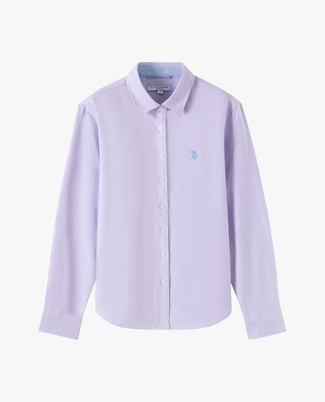 USPA - Áo sơ mi nữ cổ bẻ tay dài thêu logo