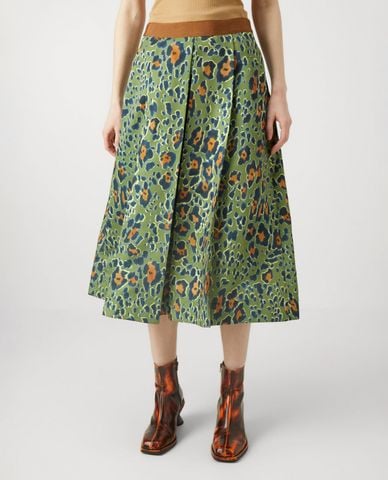  MAX&Co. - Chân váy chữ A midi in họa tiết Frase 