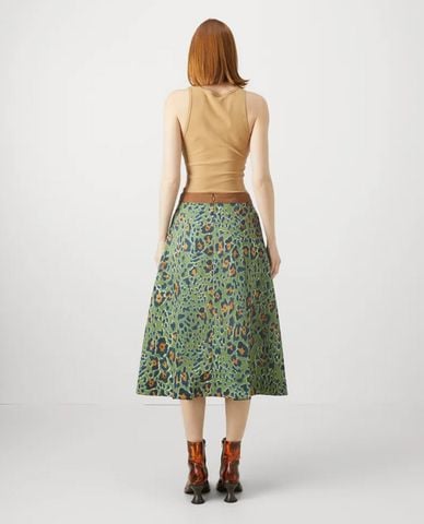  MAX&Co. - Chân váy chữ A midi in họa tiết Frase 