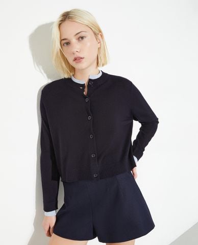  MAX&Co. - Áo khoác cardigan nữ cổ tròn tay dài Foce 