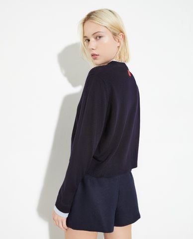  MAX&Co. - Áo khoác cardigan nữ cổ tròn tay dài Foce 