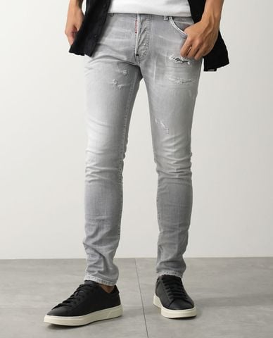  DSQUARED2 - Quần jeans nam phom ôm Skater 