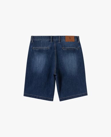  USPA - Quần short jeans nam wash bạc 