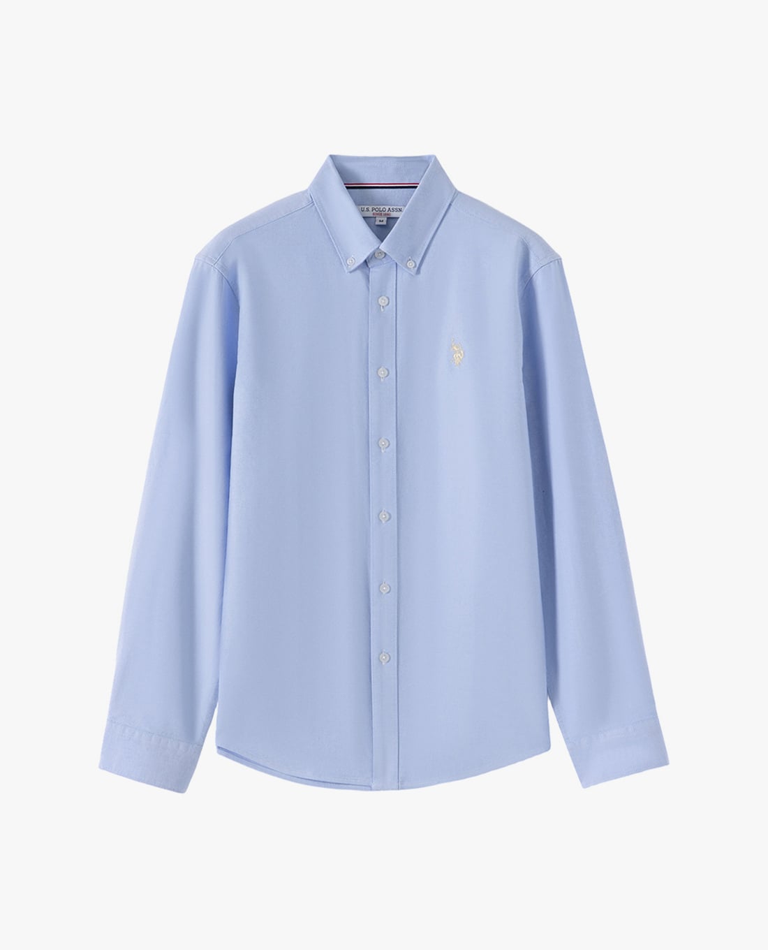 USPA - Áo sơ mi nam cổ bẻ tay dài thêu logo