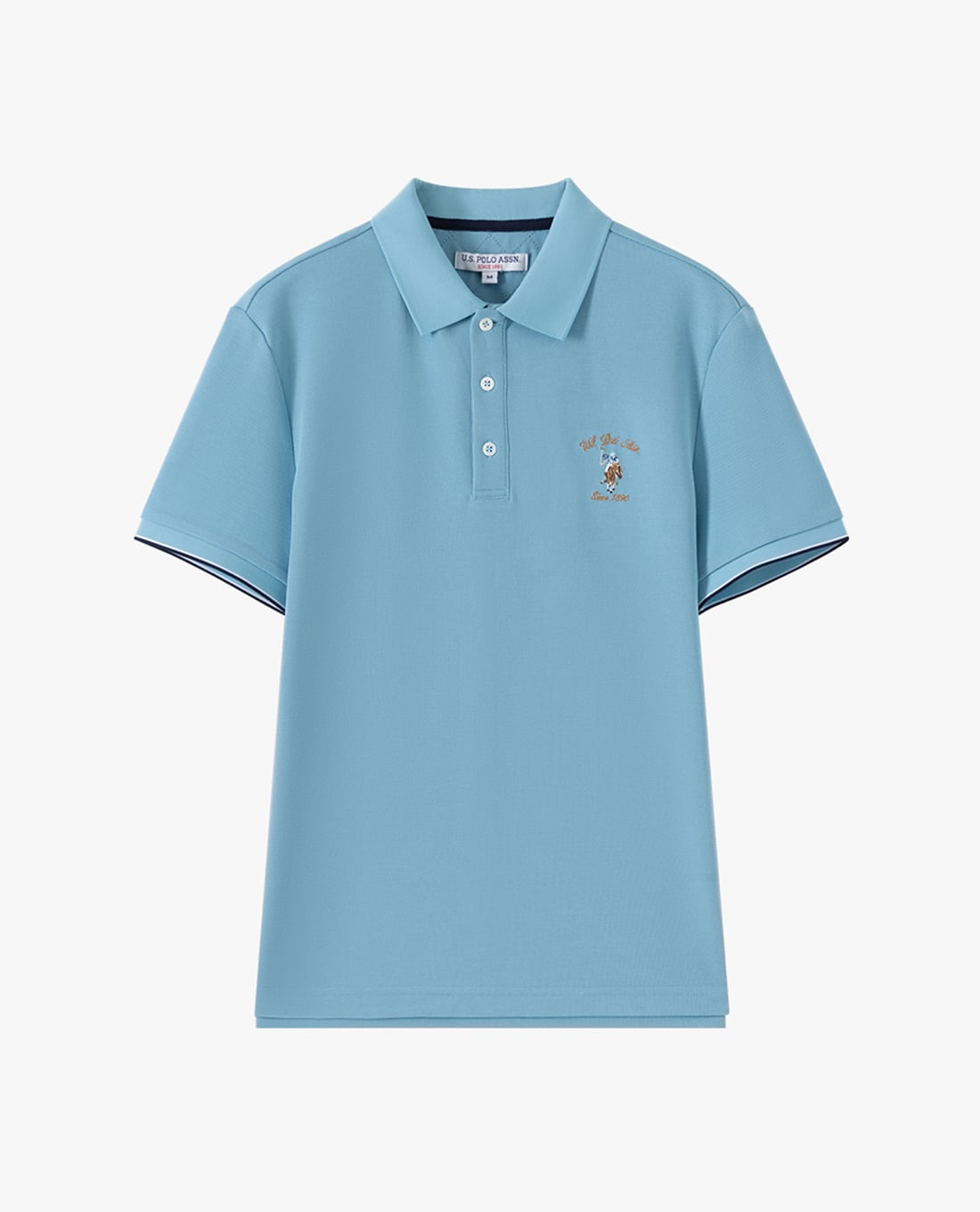USPA - Áo polo nam cổ bẻ tay ngắn thêu logo