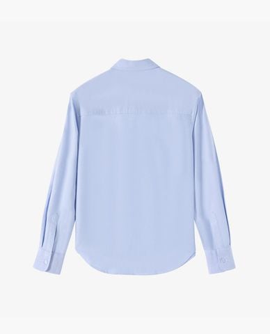  USPA - Áo sơ mi nữ cổ bẻ tay dài thêu logo 