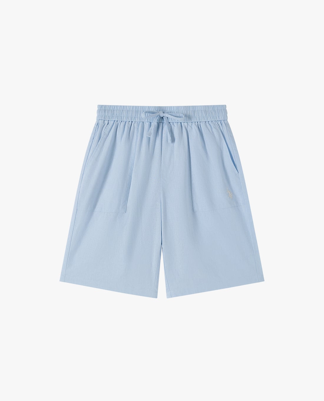 USPA - Quần short nữ ống rộng lưng thun phối dây rút