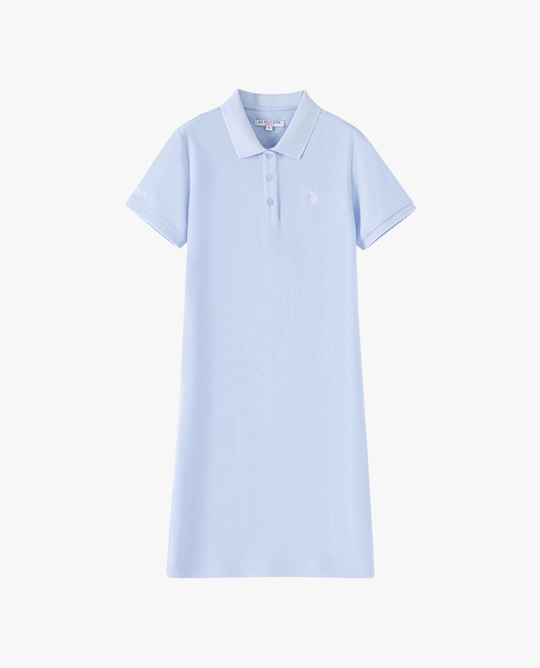 USPA - Đầm polo mini tay ngắn phom suông