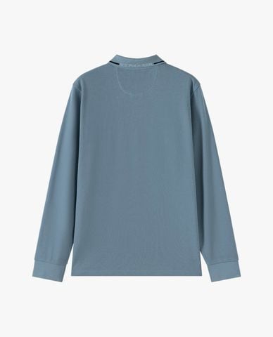  USPA - Áo polo nam cổ bẻ tay dài thêu logo 