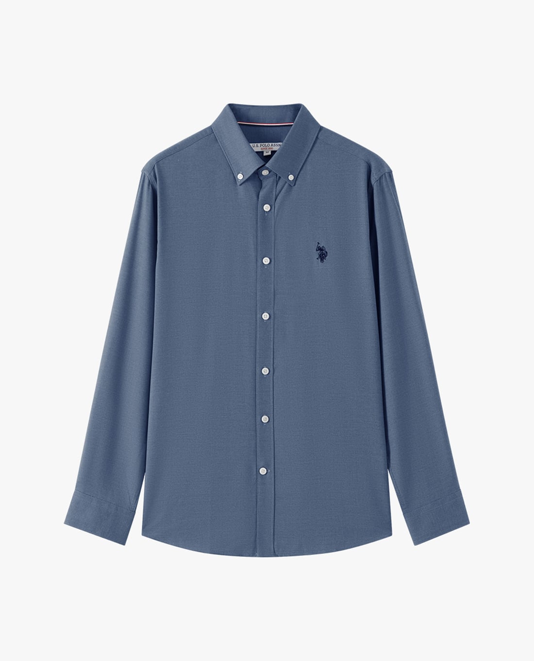 USPA - Áo sơ mi nam cổ bẻ tay dài thêu logo