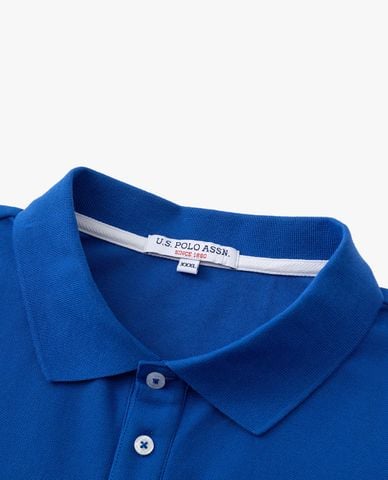  USPA - Áo polo nam cổ bẻ tay ngắn thêu logo 