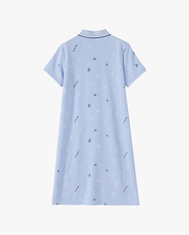 USPA - Đầm polo mini tay ngắn in họa tiết 