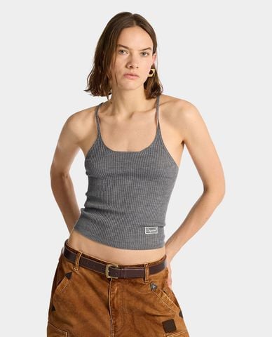  DSQUARED2 - Áo ba lỗ nữ dệt kim dây mảnh 
