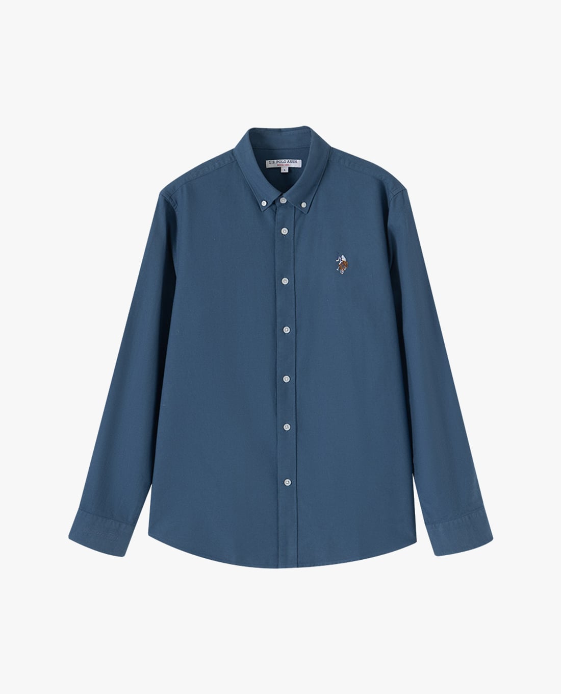 USPA - Áo sơ mi nam cổ bẻ tay dài thêu logo