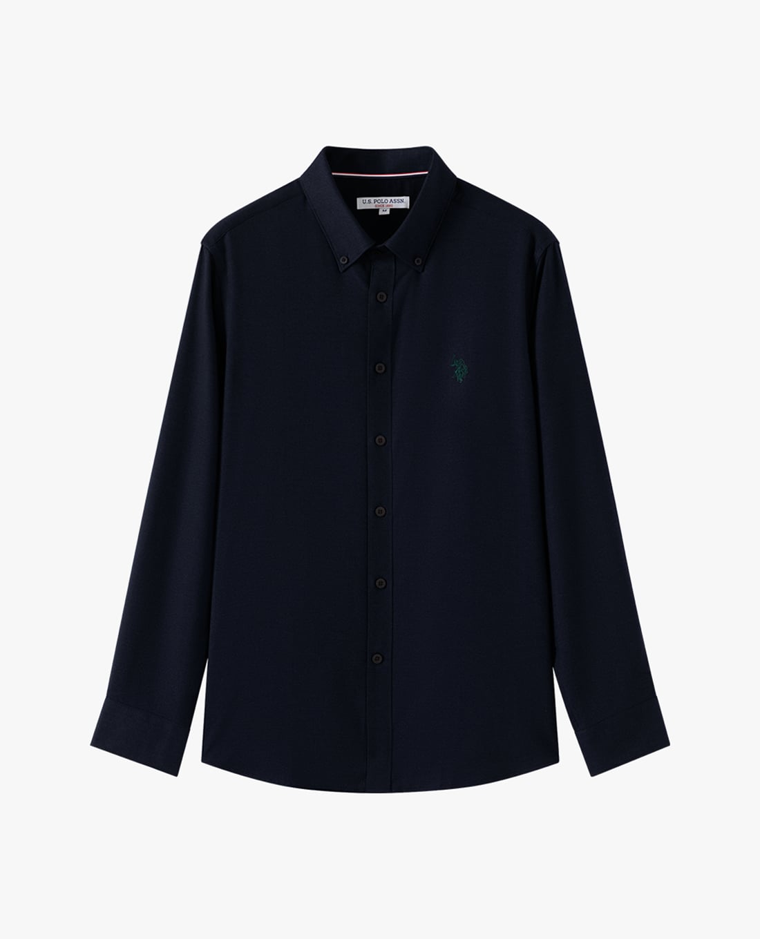USPA - Áo sơ mi nam cổ bẻ tay dài thêu logo