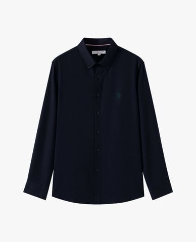  USPA - Áo sơ mi nam cổ bẻ tay dài thêu logo 