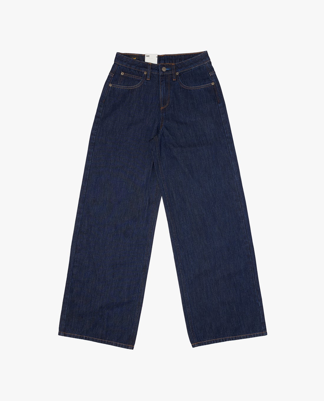 LEE - Quần jeans nữ ống rộng wash bạc